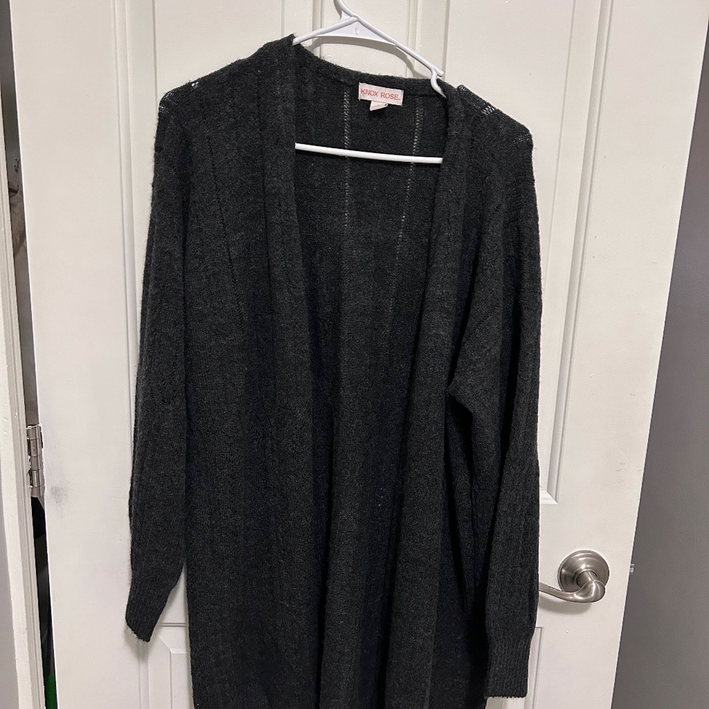 Knox Rose™ Women's Cable Pointelle Cardigan